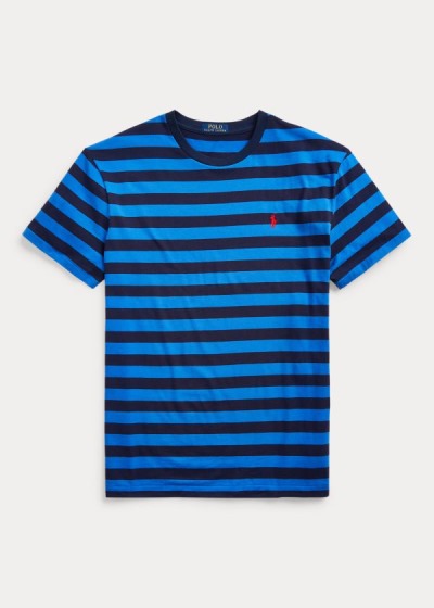 Men's Polo Ralph Lauren Classic Striped Jersey T Shirts | 967840XDC